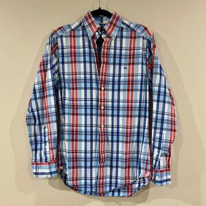 Vineyard Vines Red White & Blue Slim Fit Whale Shirt size Small